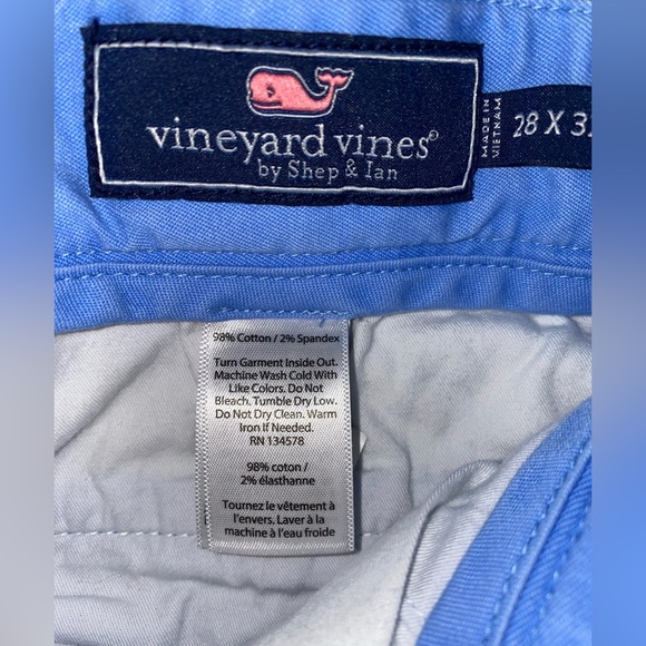 Vineyard Vines Powder Blue Chinos - Picture 3 of 5